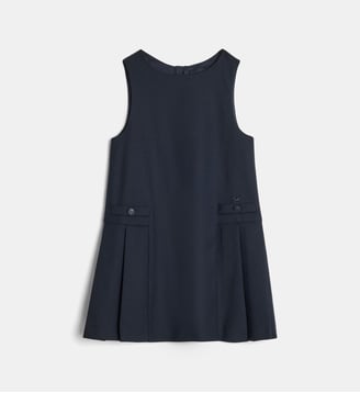 Robe chasuble habillée - Emporio Armani Junior - Bleu marine