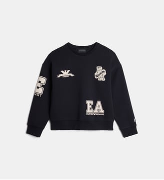Sweat-shirt Back to School - Emporio Armani Junior - Bleu marine
