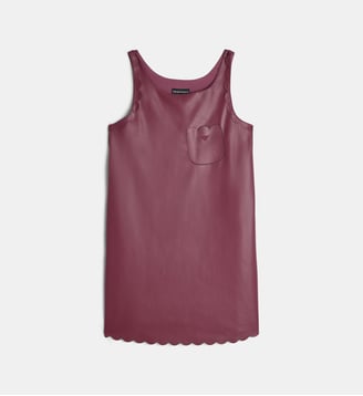 Robe chasuble - Emporio Armani Junior - Lie de vin