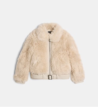 Blouson style perfecto - Emporio Armani Junior - Écru