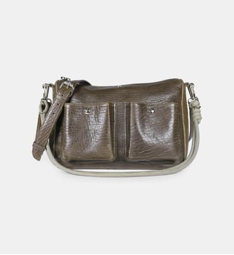 Sac à main Systeme en cuir - Craie - Marron clair