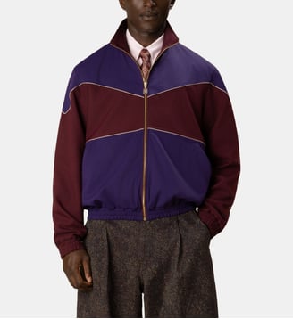 Veste Trackjacket Twill - Drôle De Monsieur - Purple
