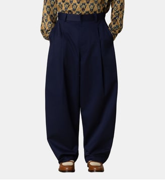 Pantalon Twill Ballon - Drôle De Monsieur - Navy