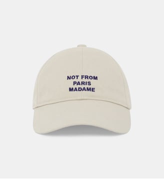Casquette Slogan - Drôle De Monsieur - Gris clair