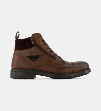 Boots Country cuir - Redskins - Tabac