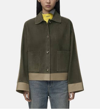 Blouson droit signature - Loewe - Kaki