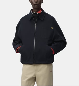 Blouson droit signature - Loewe - Dark navy