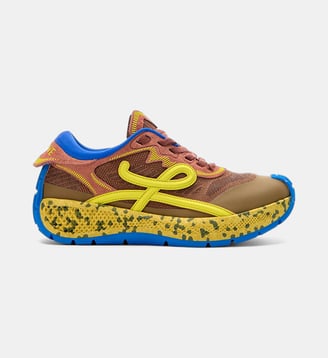 Baskets Basses Pogo - Loewe - Brun et jaune vif