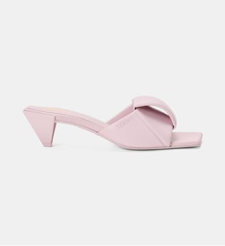 Sandales Origami en cuir signature - Loewe - Rose