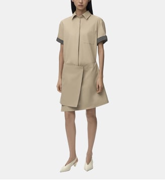 Robe chemise courte signature - Loewe - Beige