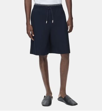 Short en coton signature - Loewe - Dark navy