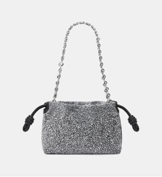 Mini sac pochette Flamenco  - Loewe - Noir et argent