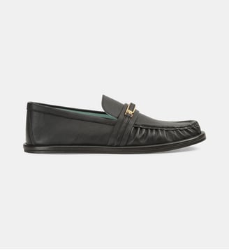 Mocassins Bitt en cuir signature - Sergio Rossi - Noir