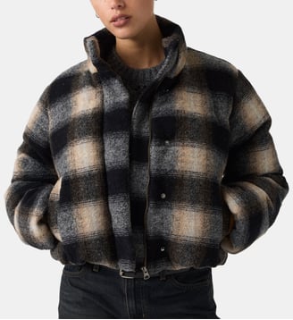 Doudoune courte Brynn - Levi's - Gris et noir