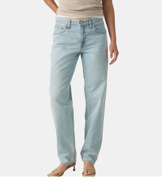 Jean loose tapered coton délavé - Levi's - Bleu clair