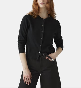 Gilet droit Super Soft - Levi's - Gris anthracite