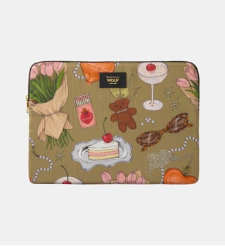 Housse ordinateur 13" et 14" - Wouf - Kaki