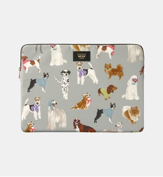 Housse ordinateur 15" et 16" - Wouf - Gris