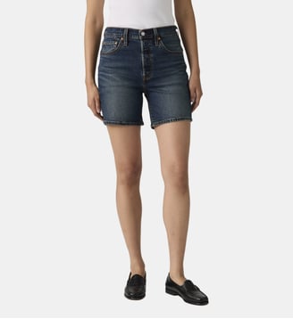 Short 501 droit coton denim - Levi's - Bleu