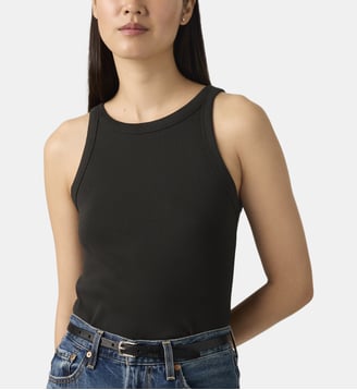 Débardeur côtelé Essential Racer - Levi's - Noir