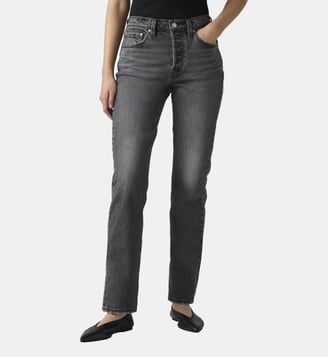 Jean droit 501 - Levi's - Gris
