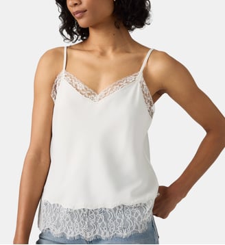 Débardeur Lynn droit satiné - Levi's - Blanc