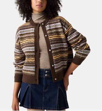 Cardigan Charlotte - Levi's - Marron et jaune