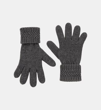 Gants Butanino en laine mélangé - Sessùn - Gris