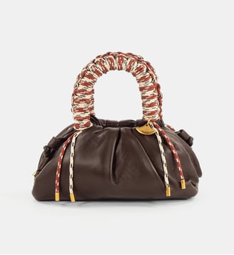 Sac à main Chaton en cuir - Sessùn - Marron