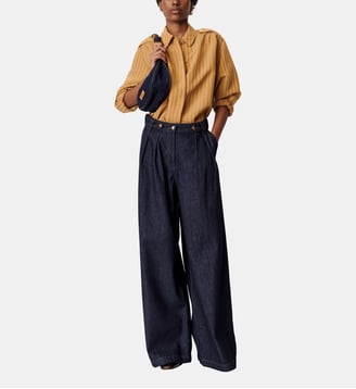 Jean large en denim - Sessùn - Bleu foncé