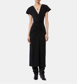 Robe longue Nadra en coton - Isabel Marant - Black