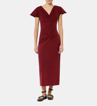 Robe longue Nadra en coton - Isabel Marant - Prune