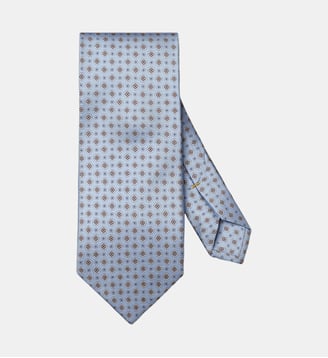Cravate classique en soie - Eton - Bleu clair