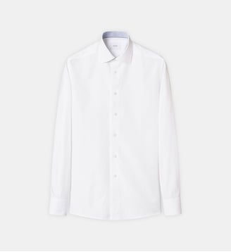 Chemise Royal Oxford Manches Longues - Eton - Blanc