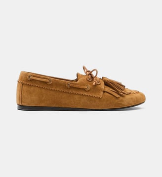 Mocassins Fersi en cuir à franges - Isabel Marant - Brown
