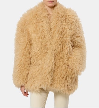 Manteau mi-long Mylae - Isabel Marant - Jaune clair