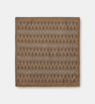 Pochette de costume Two Face - Eton - Marron