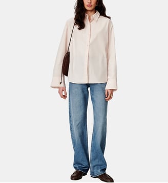 Chemise droit Neomi en coton - Sessùn - Pétale