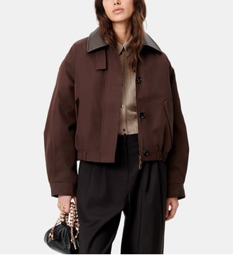 Blouson Maverick en coton mélangé - Sessùn - Café