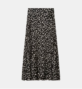 Jupe longue imprimée Hilza - Isabel Marant - Noir et beige