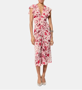 Robe longue Lyndsay imprimée  - Isabel Marant - Multicolore
