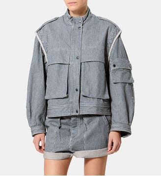 Veste Edany - Isabel Marant - Bleu et blanc