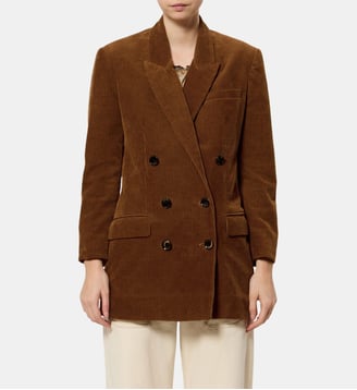 Veste Rasma en velours - Isabel Marant - Caramel