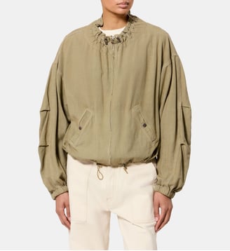 Veste Plume lin mélangé - Isabel Marant - Bronze