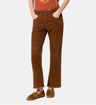 Pantalon droit Ruthie - Isabel Marant - Caramel