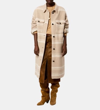 Manteau Djila à bandes rayées - Isabel Marant - Sand
