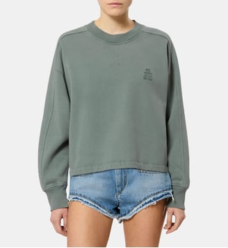 Sweat Sunny en coton - Isabel Marant - Sage