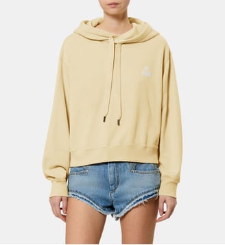 Sweat Salmy en coton à capuche - Isabel Marant - Jaune
