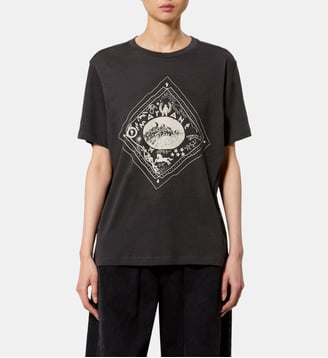 T-shirt Zawel imprimé - Isabel Marant - Noir