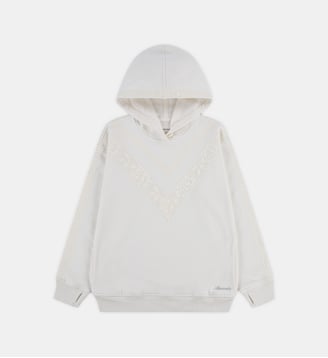 Hoodie Trimmed - Abercrombie Kids - Écru